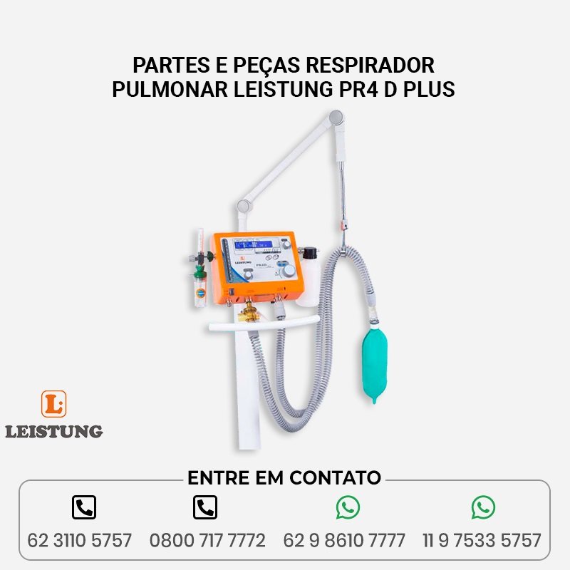 PARTES-E-PECAS-RESPIRADOR-PULMONAR-LEISTUNG-PR4-D-PLUS